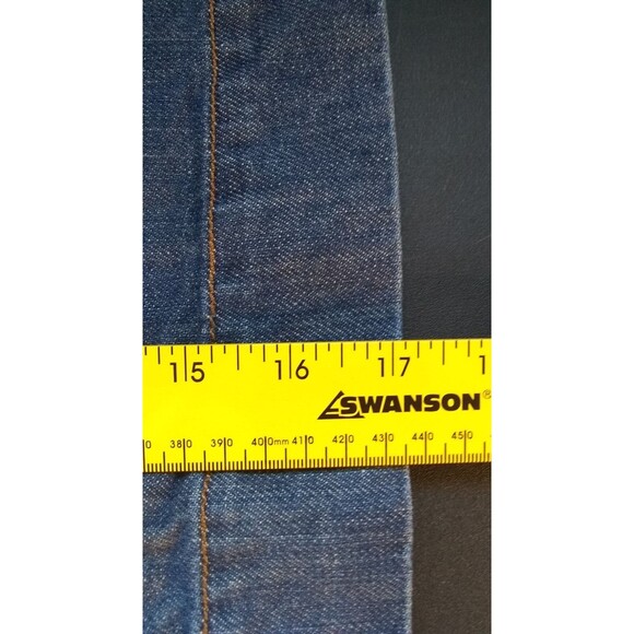 Billabong Y2K Denim Mini Skirt Juniors Size 3 Slit Hem Medium Wash - Picture 7 of 8